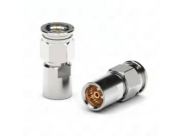 Straight Stainless Steel SMA Male to Bma Female RF Coaxial Connector