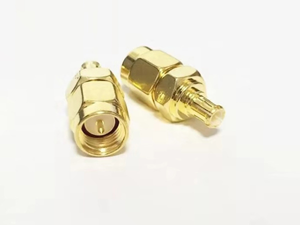 Straight SMA Plug to MCX Plug RF Coaxial Adapter
